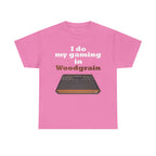 Gaming in Woodgrain Shirt