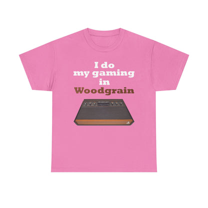 Gaming in Woodgrain Shirt