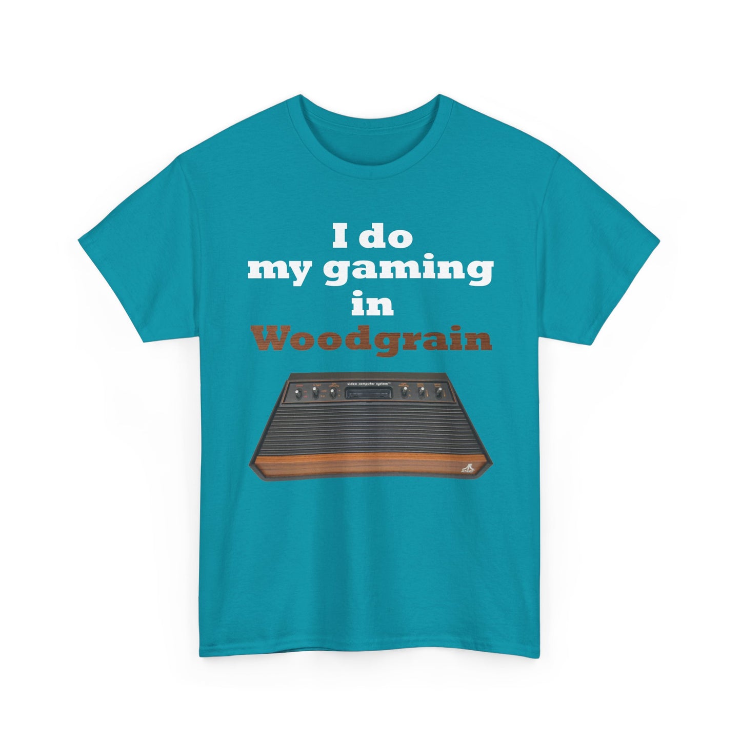 Gaming in Woodgrain Shirt