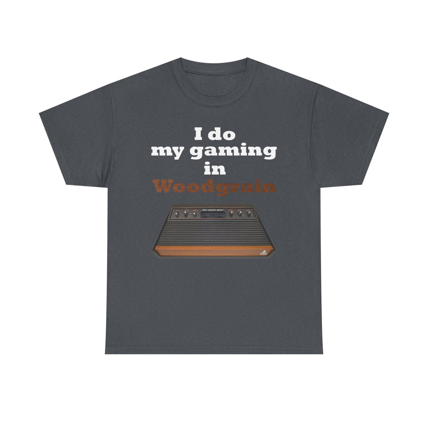Gaming in Woodgrain Shirt