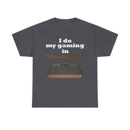 Gaming in Woodgrain Shirt