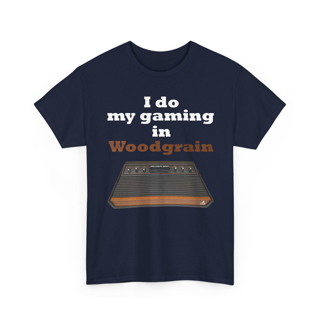 Gaming in Woodgrain Shirt
