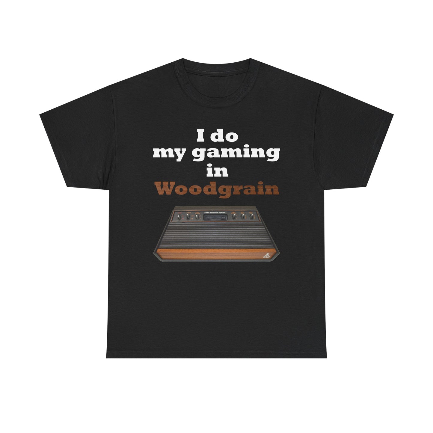 Gaming in Woodgrain Shirt