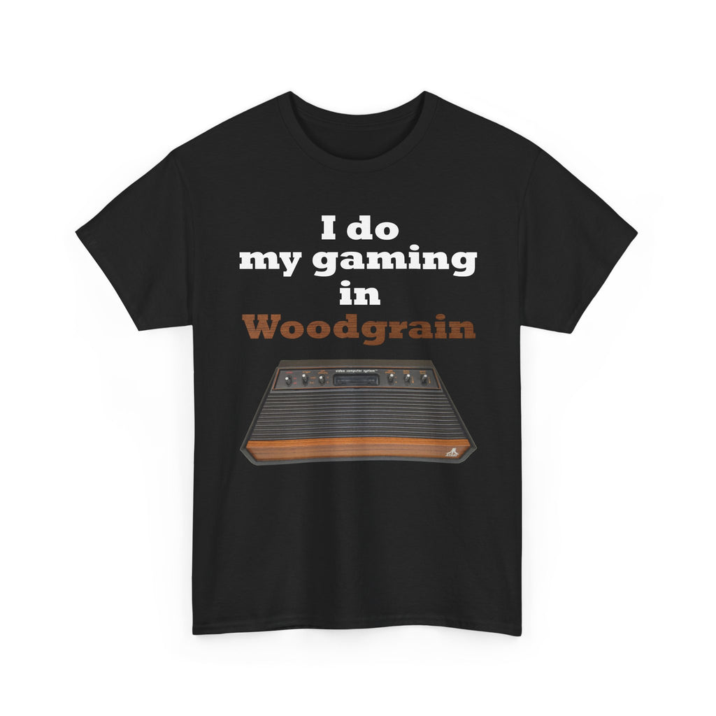 Gaming in Woodgrain Shirt