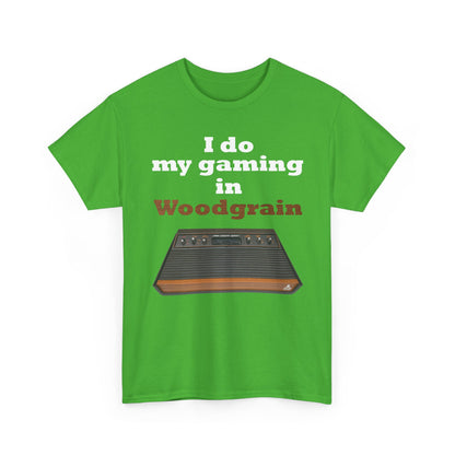 Gaming in Woodgrain Shirt