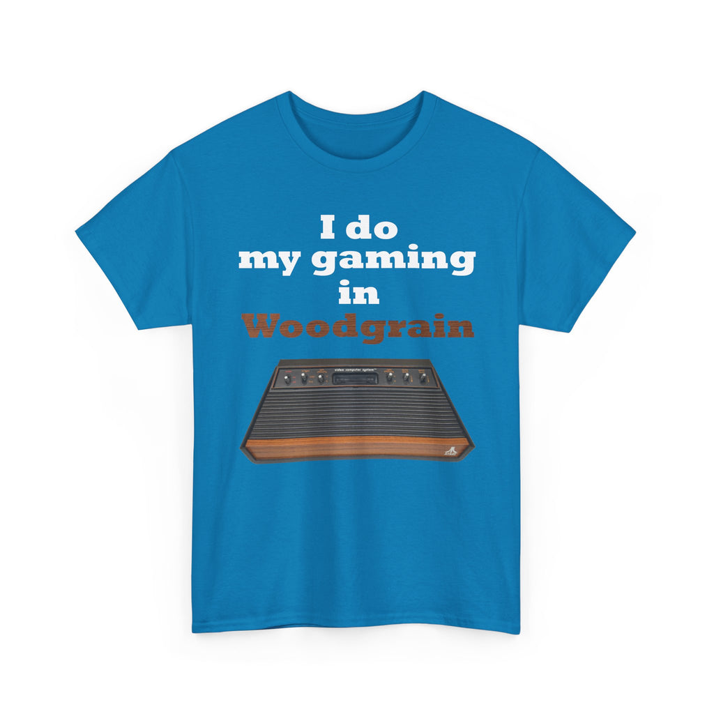 Gaming in Woodgrain Shirt