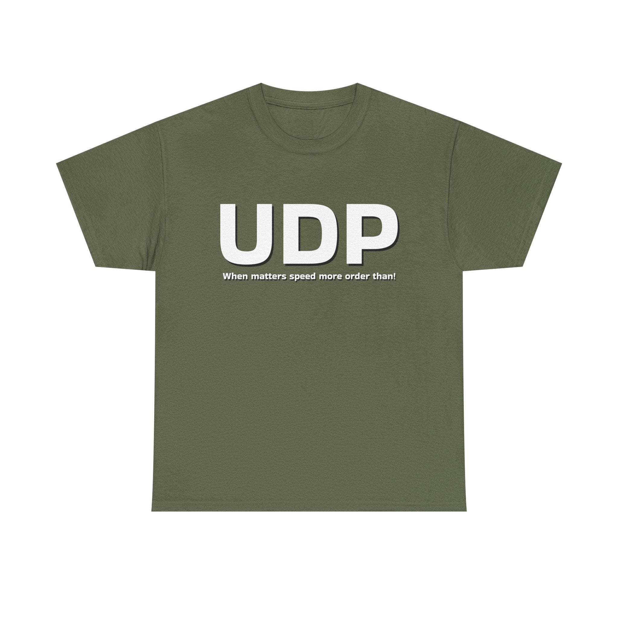 UDP: When matters speed more order than! Shirt