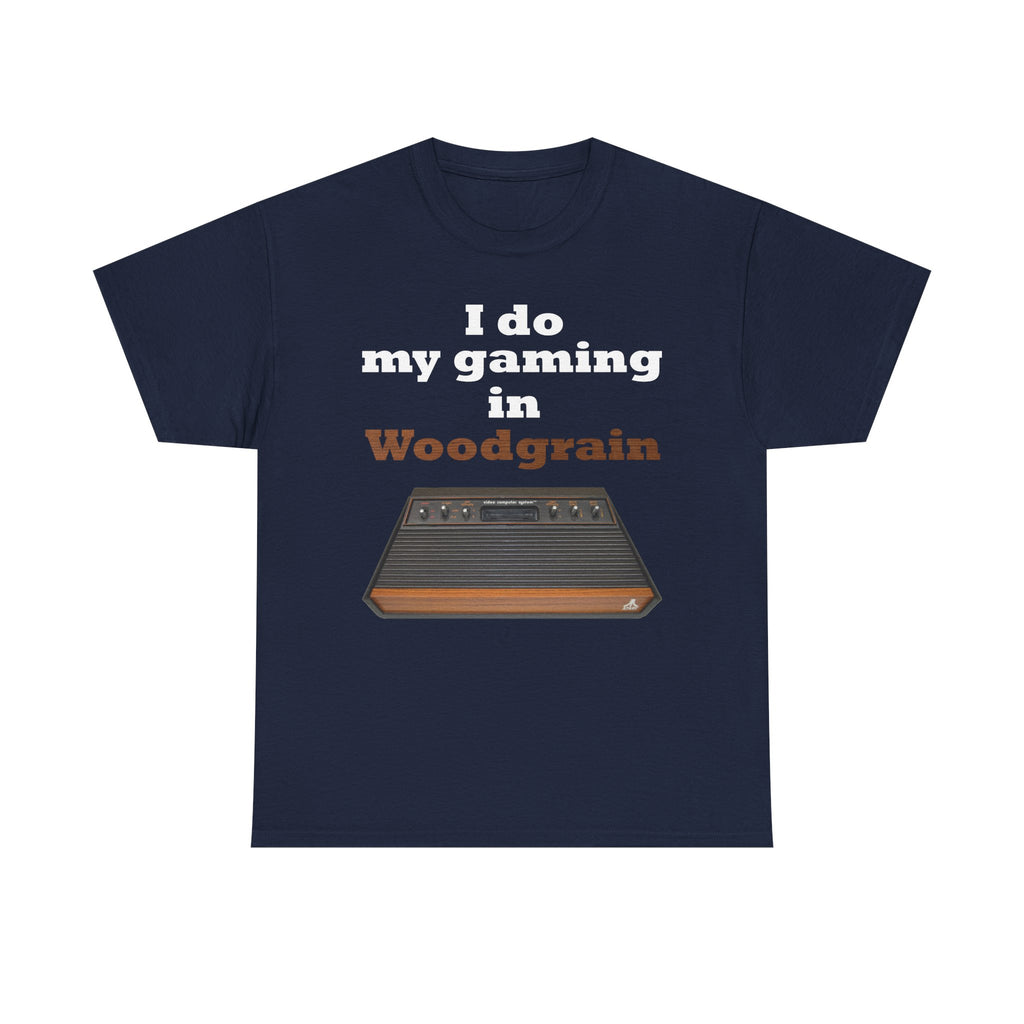 Gaming in Woodgrain Shirt