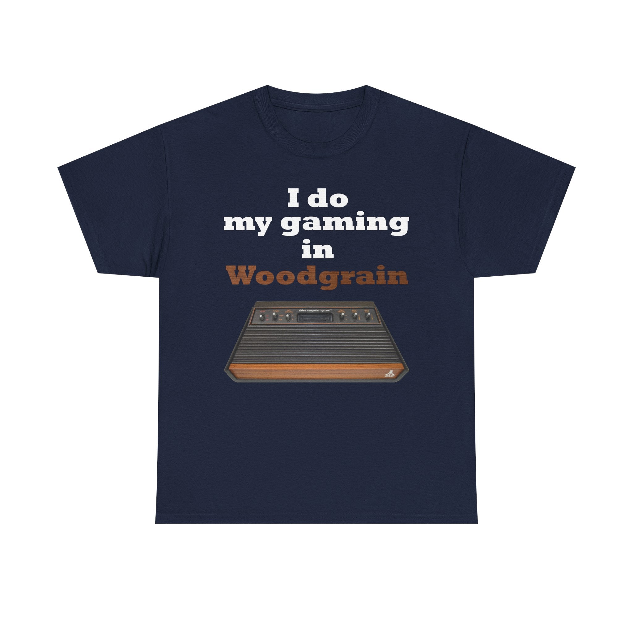 Gaming in Woodgrain Shirt