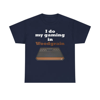 Gaming in Woodgrain Shirt