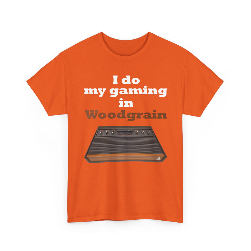 Gaming in Woodgrain Shirt