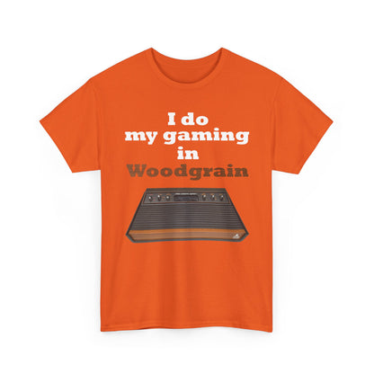 Gaming in Woodgrain Shirt