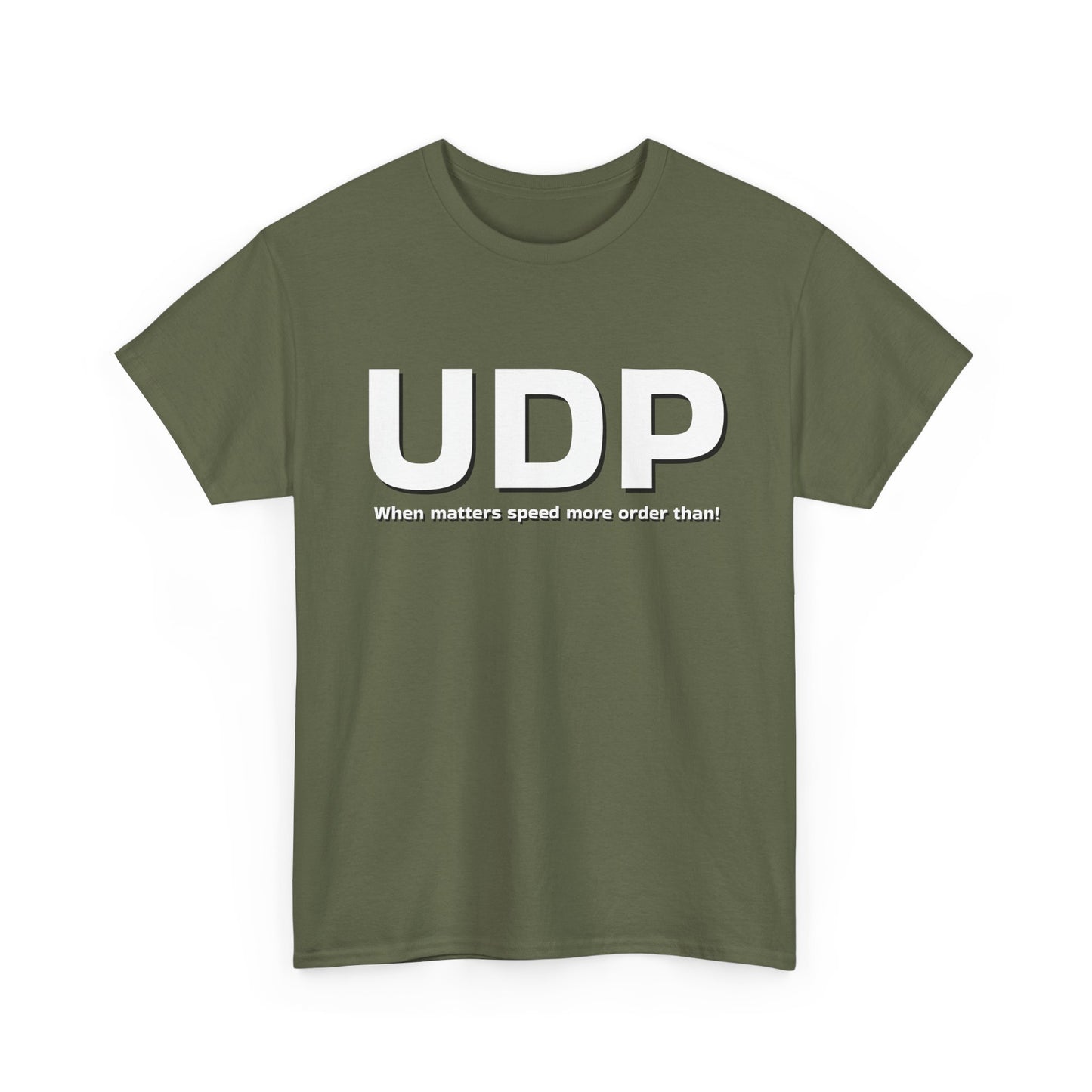 UDP: When matters speed more order than! Shirt