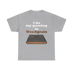 Gaming in Woodgrain Shirt