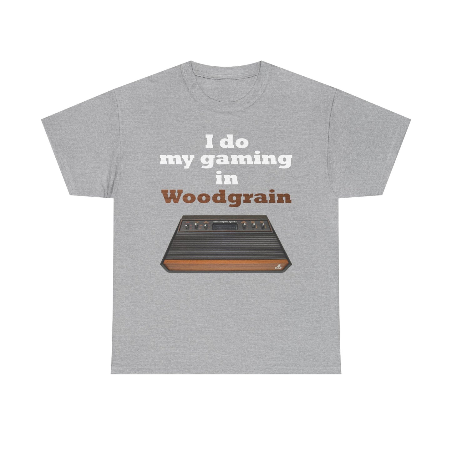 Gaming in Woodgrain Shirt