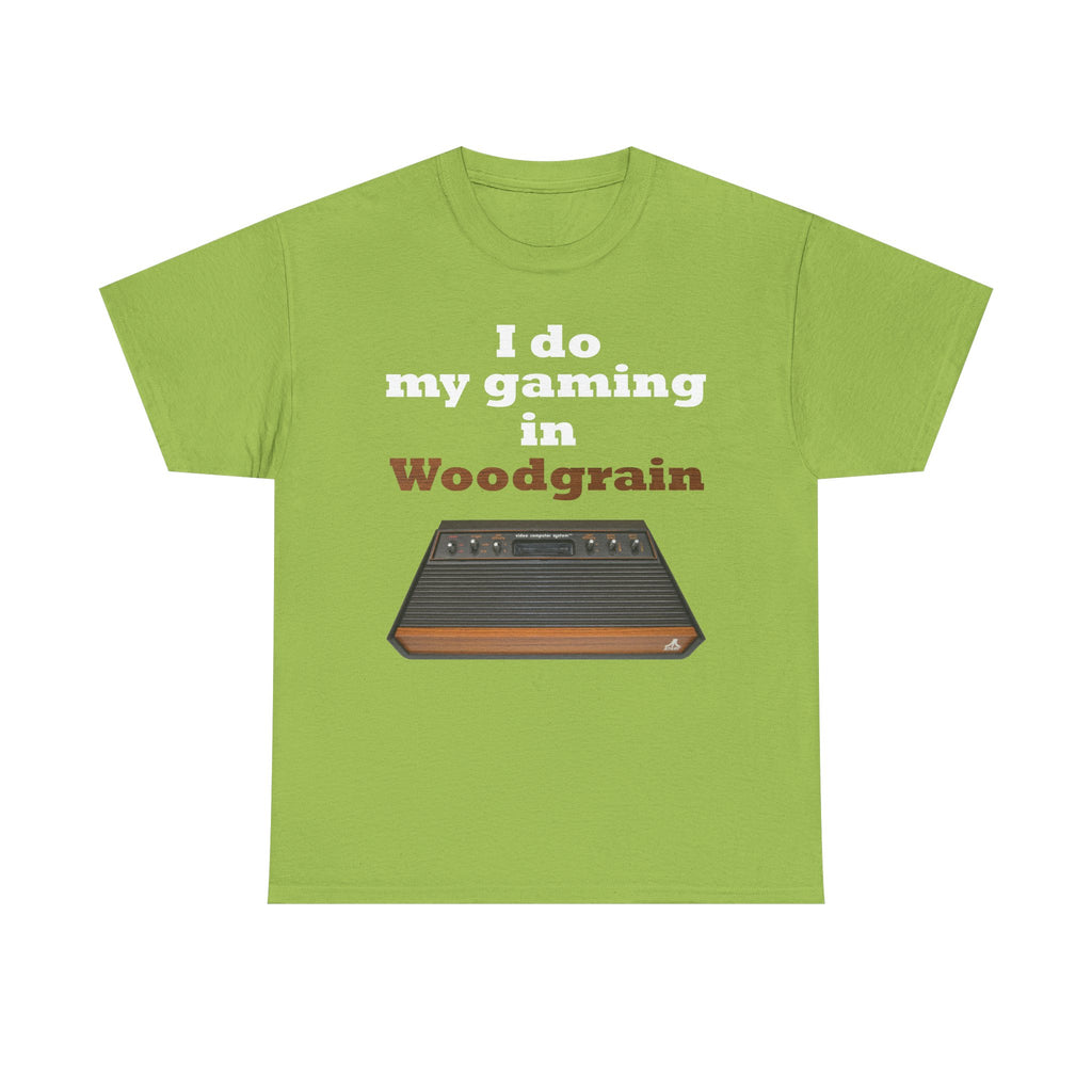 Gaming in Woodgrain Shirt