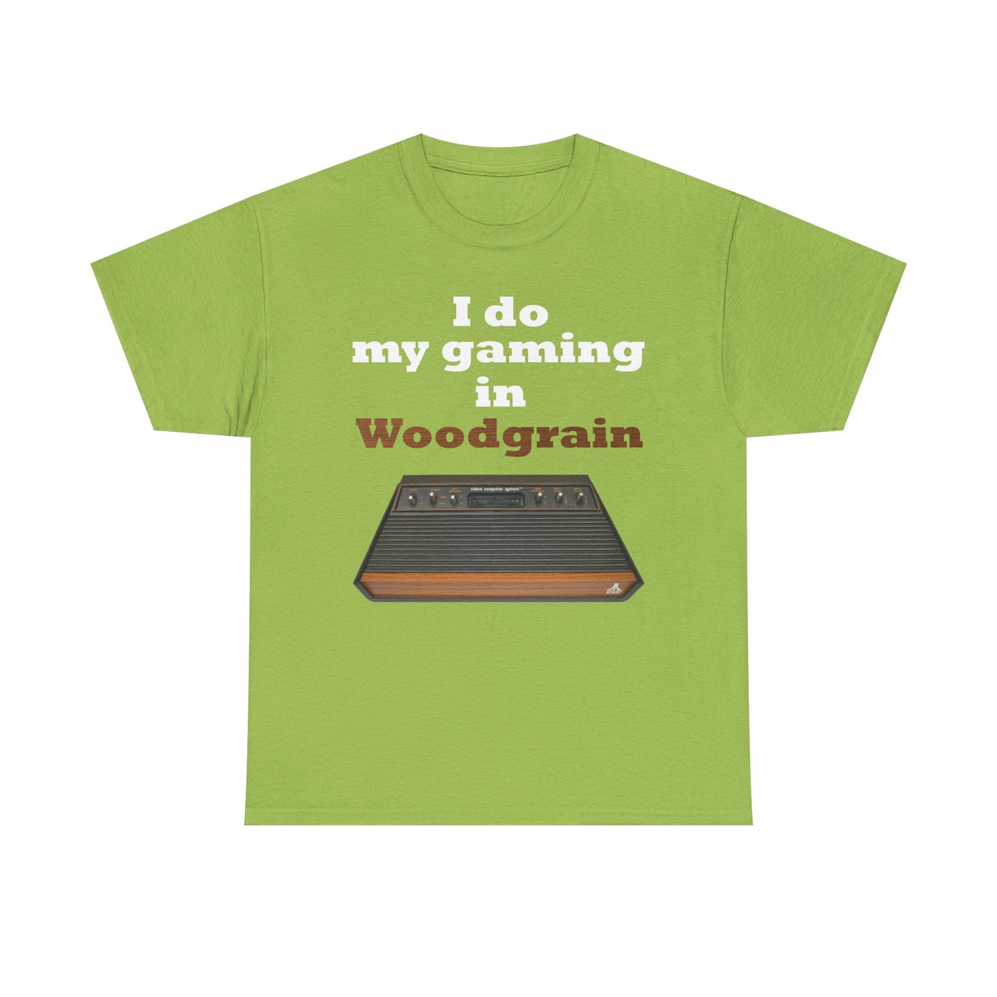 Gaming in Woodgrain Shirt