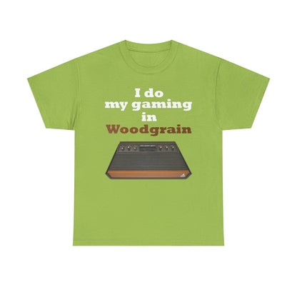 Gaming in Woodgrain Shirt