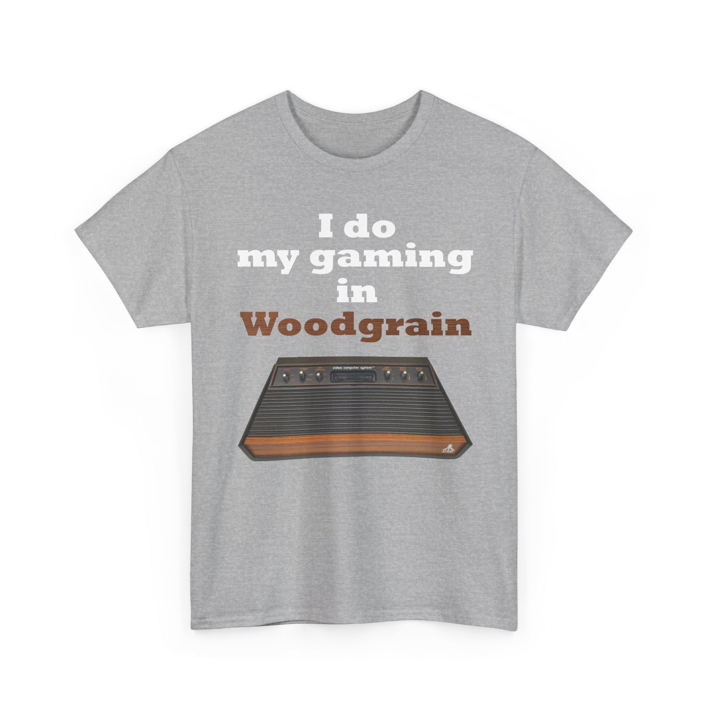 Gaming in Woodgrain Shirt