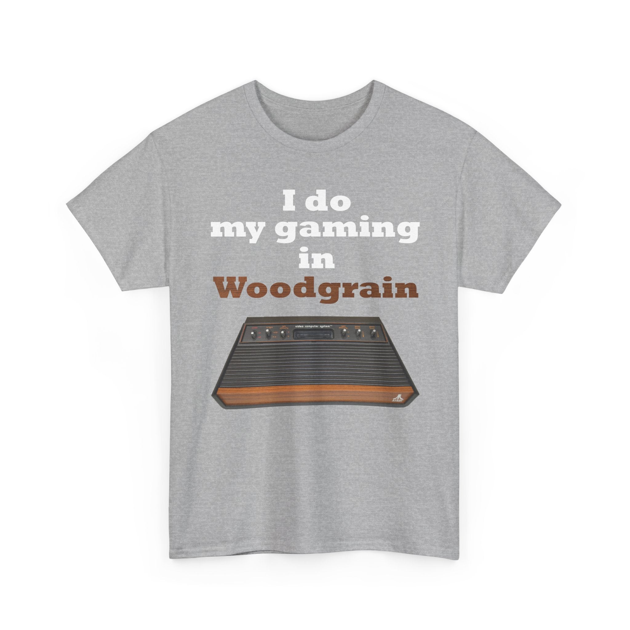 Gaming in Woodgrain Shirt