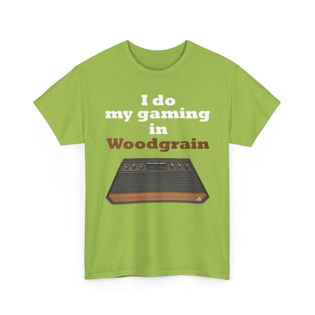 Gaming in Woodgrain Shirt
